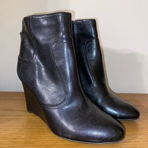 Nine West black ankle boots sz 7